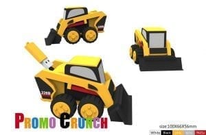 Backhoe usb flash drive