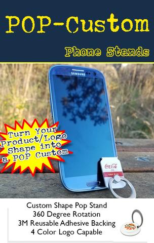 POP ring and pop socket phone holders for tradeshow giveaway and promo swag marketing