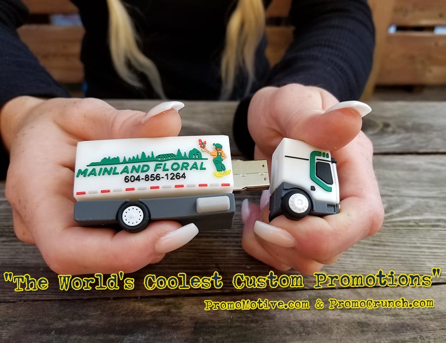 truck custom shaped usb memory sticks and bespoke flash drives