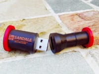 Pipe shaped custom USB