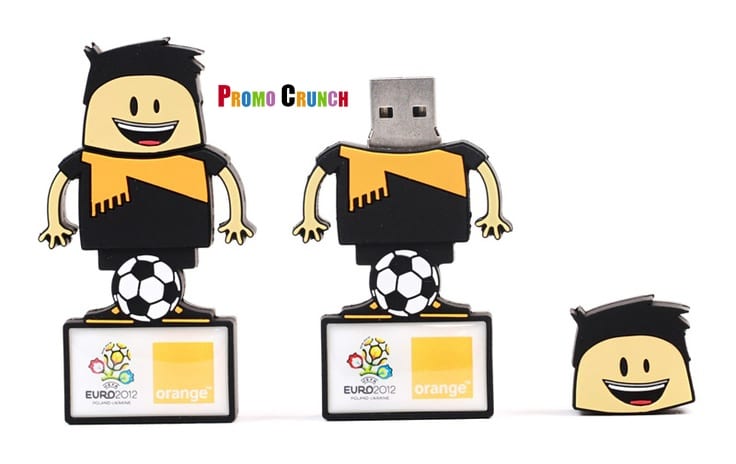Soccer player flash drive. Promo Crunch. Home to the “World’s Coolest Custom 3D Flash Drives”. Turn your logo, idea or product into a 3D custom shaped USB flash drive.