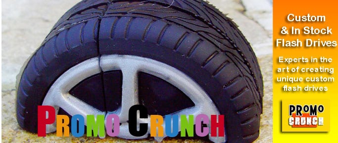 tire custom usb pvc rubber flash drives