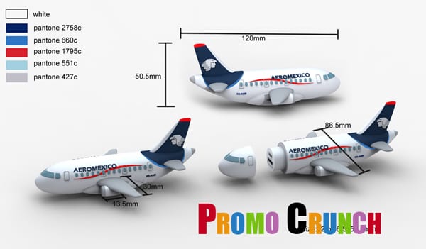 Plane custom power bank Custom bespoke 3D USB flash drives for promotional marketing
