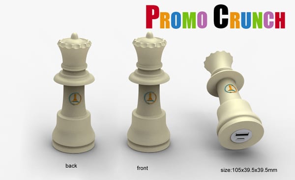 custom power bank chess Custom bespoke 3D USB flash drives for promotional marketing