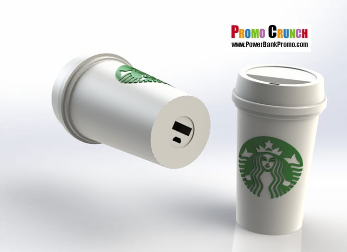 coffee cup power bank Custom bespoke 3D USB flash drives for promotional marketing