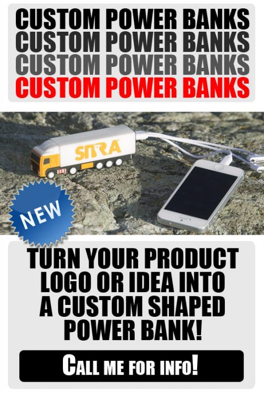custom power bank promo Custom bespoke 3D USB flash drives for promotional marketing