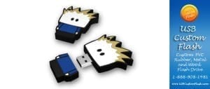 USB Custom Flash is a unique design house dedicated to creating the best in custom PVC Rubber flash drives custom, design, 1 GB, 16 GB, 2 GB, 4 GB, 8 GB,PVC, custom,  business, corporate, custom. For nearly a decade USB Custom Flash has created thousands of unique custom design. Now they are proud to offer the world’s top selling inexpensive stock USB flash drives.  These logo friendly flash drives are available in 7-10 working days and are delivered from our factory direct to your door. We take care of all costs and paperwork including customs, brokerage, freight, duties, shipping, logo preparation and design. For more information visit us at www.USBCustomFlash.com or call 1-888-908-1481