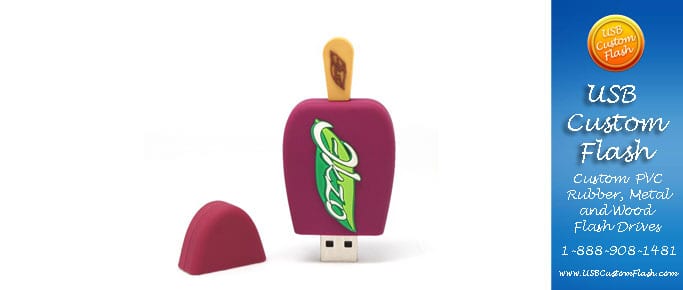 Custom PVC USB Rubber Flash Drives