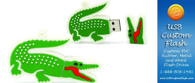 Custom PVC USB Rubber Flash Drives
