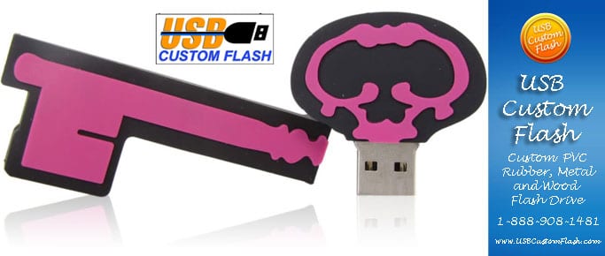 key shaped Custom shaped USB Flash Drive
