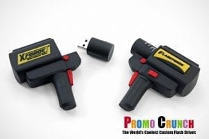 radar gun custom shaped USB flash drive for marketing and promotion