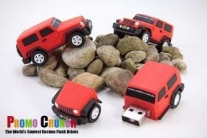 Jeep custom shaped USB flash drive for marketing and promotion