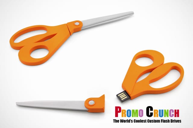 scissor shaped USB Memory flash drive