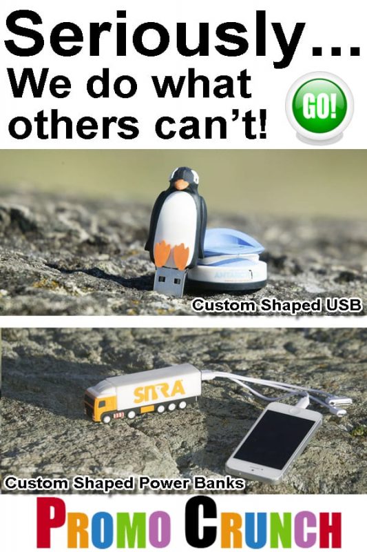 custom promotional products Custom bespoke 3D USB flash drives for promotional marketing