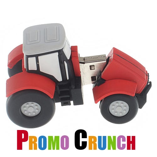 tractor shaped memory device flash drive USB
