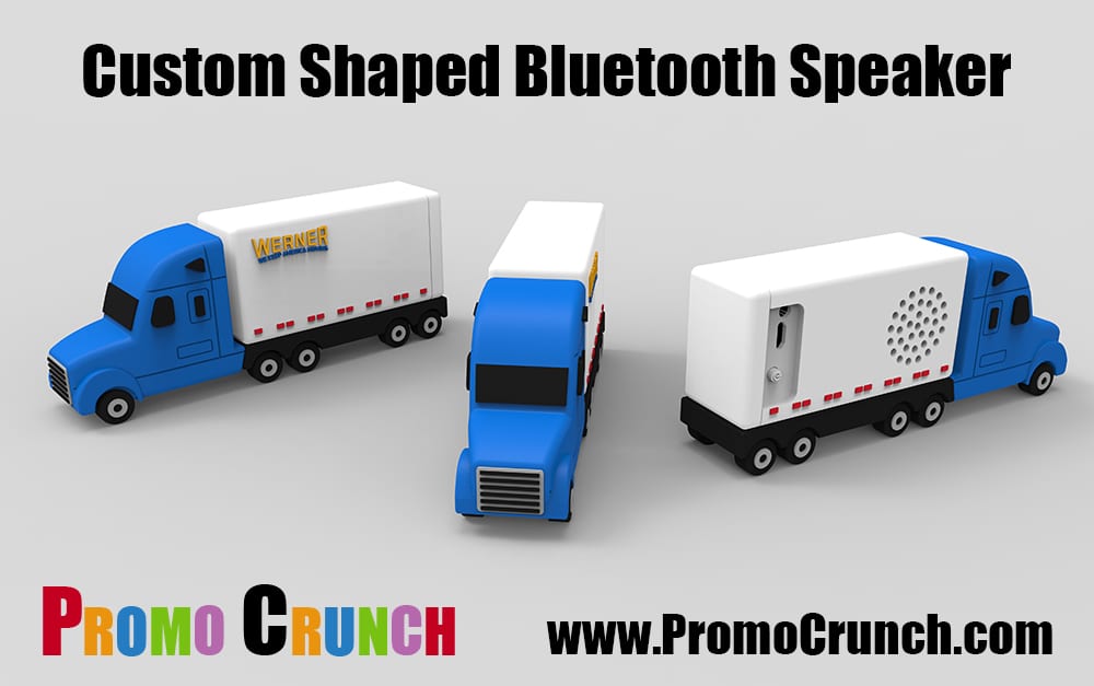 custom shaped molded bluetooth speaker promotional product