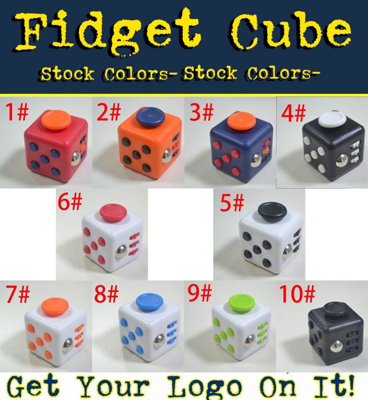 fidget cubes and fidget spinners for maketing and b2b