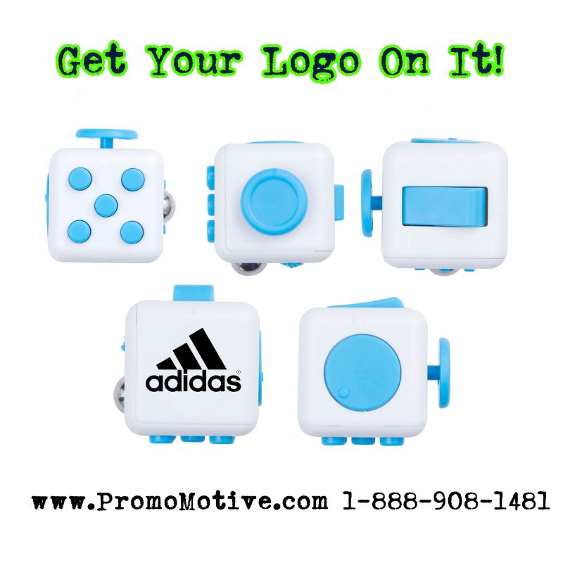 Fidget Cube Promo Swag and Trade show Promotional Product Custom bespoke 3D USB flash drives for promotional marketing