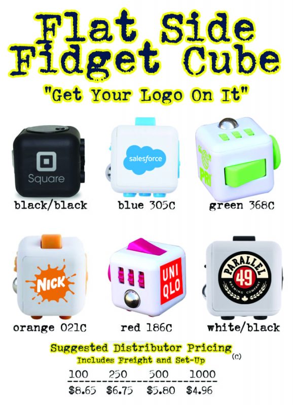 fidget spinner, fidget tool and fidget cubes are the best new idea for tradeshow swag and conference giveaways. The fidget promotional products are perfect for trade shows, b2b marketing and logo promotion.