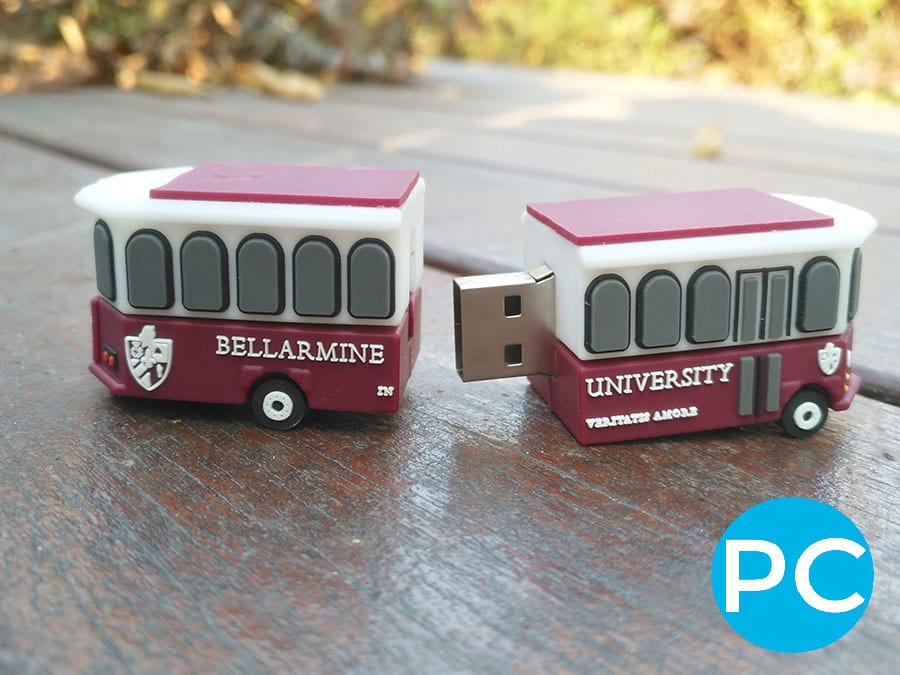 custom train 3D shaped flash drive