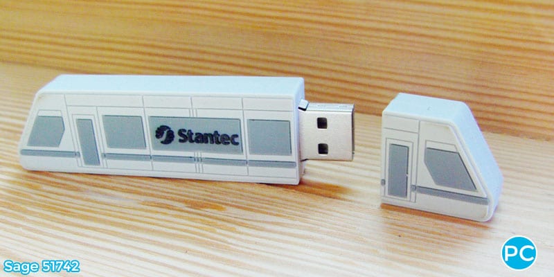 Train shaped custom 3D USB Flash Drive | Wholesale Promotional Product| Promo Crunch, The World's best custom shaped flash drives.