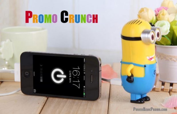 minion world's best custom molded power bank portable battery charger