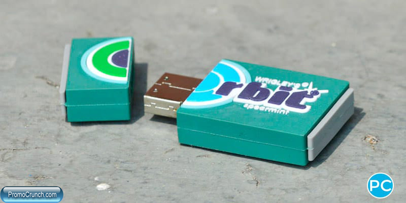 Orbit gum shaped custom 3D USB Flash Drive | Wholesale Promotional Product| Promo Crunch, The World's best custom shaped flash drives.
