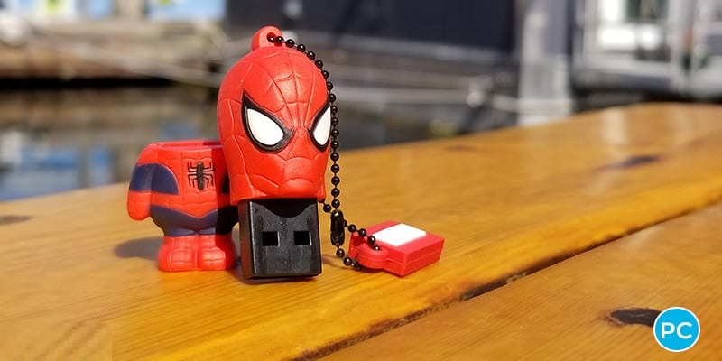 Spider Man shaped custom 3D USB Flash Drive | Wholesale Promotional Product| Promo Crunch, The World's best custom shaped flash drives.