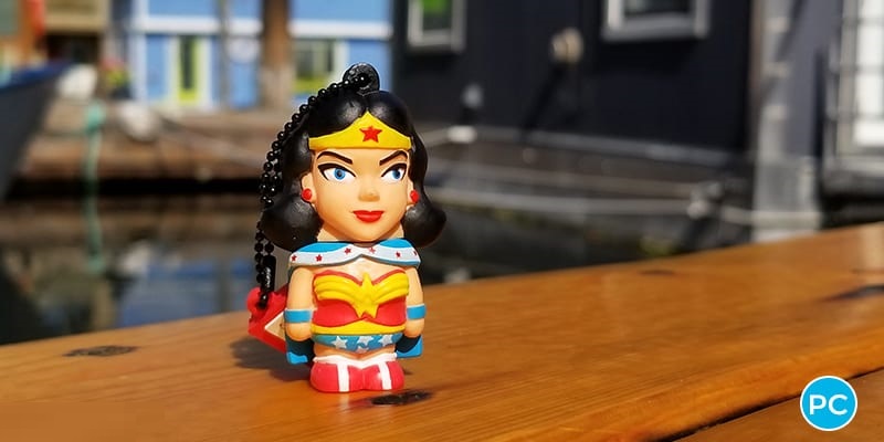 Wonder Woman shaped custom 3D USB Flash Drive | Wholesale Promotional Product| Promo Crunch, The World's best custom shaped flash drives.