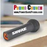 Power banks can now be made into a custom shape using detailed PVC molding technology. These power banks are perfect for marketing, promotion, ad specialty, creative branding education and more.
Power Banks provide a full charge for your snart phone or tablet when your power has run out. It is emergency power. But now promo crunch www.promocrunch.com and its site www.powerbankpromo.com power bank promo can offer the best in custom shapes and designs. turn your logo or icon into a custom shaped power bank microphone world's best custom molded power bank portable battery charger