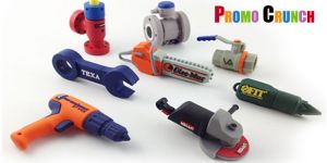amazing custom molded usb memory sticks and flash drives. made from PVC rubber. Onky from Promo Crunch tool shaped custom usb custom pvc power banks for marketing and promotional