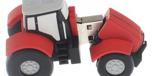 custom molded shape power banks and custom shaped flash drives usb sticks are perfect to promote and market your business tractor custom shaped USB Flkash Drive memory sticks