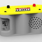 Optima Battery company had us turn their battery design into a Bluetooth speaker and power bank promo. Optima battery company power bank