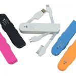 Cables, Chargers and Promotional Kits. Power up your logo onto these useful on-the-go data and power charging kits. Promotional chargers, car chargers, cables and ear buds are a great way to power up your brand.