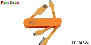Cables, Chargers and Promotional Kits. Power up your logo onto these useful on-the-go data and power charging kits. Promotional chargers, car chargers, cables and ear buds are a great way to power up your brand.