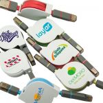 Cables, Chargers and Promotional Kits. Power up your logo onto these useful on-the-go data and power charging kits. Promotional chargers, car chargers, cables and ear buds are a great way to power up your brand.