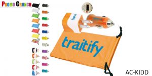 Cables, Chargers and Promotional Kits. Power up your logo onto these useful on-the-go data and power charging kits. Promotional chargers, car chargers, cables and ear buds are a great way to power up your brand.