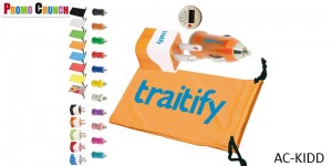 Cables, Chargers and Promotional Kits. Power up your logo onto these useful on-the-go data and power charging kits. Promotional chargers, car chargers, cables and ear buds are a great way to power up your brand.