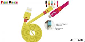 Cables, Chargers and Promotional Kits. Power up your logo onto these useful on-the-go data and power charging kits. Promotional chargers, car chargers, cables and ear buds are a great way to power up your brand.