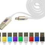 Cables, Chargers and Promotional Kits. Power up your logo onto these useful on-the-go data and power charging kits. Promotional chargers, car chargers, cables and ear buds are a great way to power up your brand.