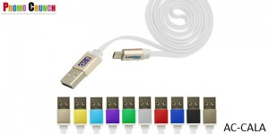 Cables, Chargers and Promotional Kits. Power up your logo onto these useful on-the-go data and power charging kits. Promotional chargers, car chargers, cables and ear buds are a great way to power up your brand.