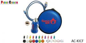 Cables, Chargers and Promotional Kits. Power up your logo onto these useful on-the-go data and power charging kits. Promotional chargers, car chargers, cables and ear buds are a great way to power up your brand.