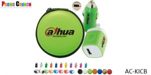 Cables, Chargers and Promotional Kits. Power up your logo onto these useful on-the-go data and power charging kits. Promotional chargers, car chargers, cables and ear buds are a great way to power up your brand.