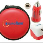 Cables, Chargers and Promotional Kits. Power up your logo onto these useful on-the-go data and power charging kits. Promotional chargers, car chargers, cables and ear buds are a great way to power up your brand.