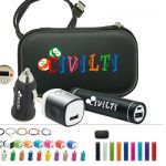 Cables, Chargers and Promotional Kits. Power up your logo onto these useful on-the-go data and power charging kits. Promotional chargers, car chargers, cables and ear buds are a great way to power up your brand.